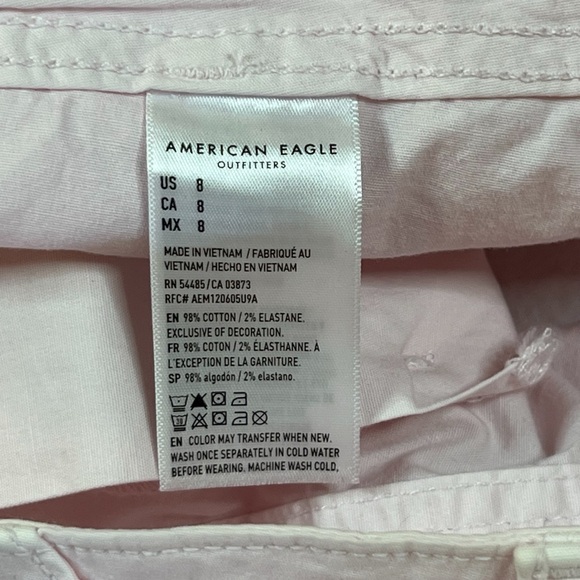 American Eagle Outfitters Size 8 NWT Light Pink 90’s Boyfriend Short. - Picture 6 of 9